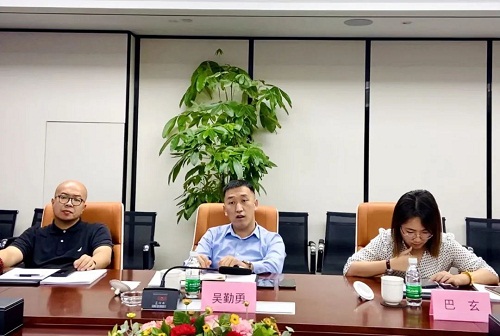 华为数字政府全国团队一行莅临明博链接_明博MINGBO(中国)
考察交流